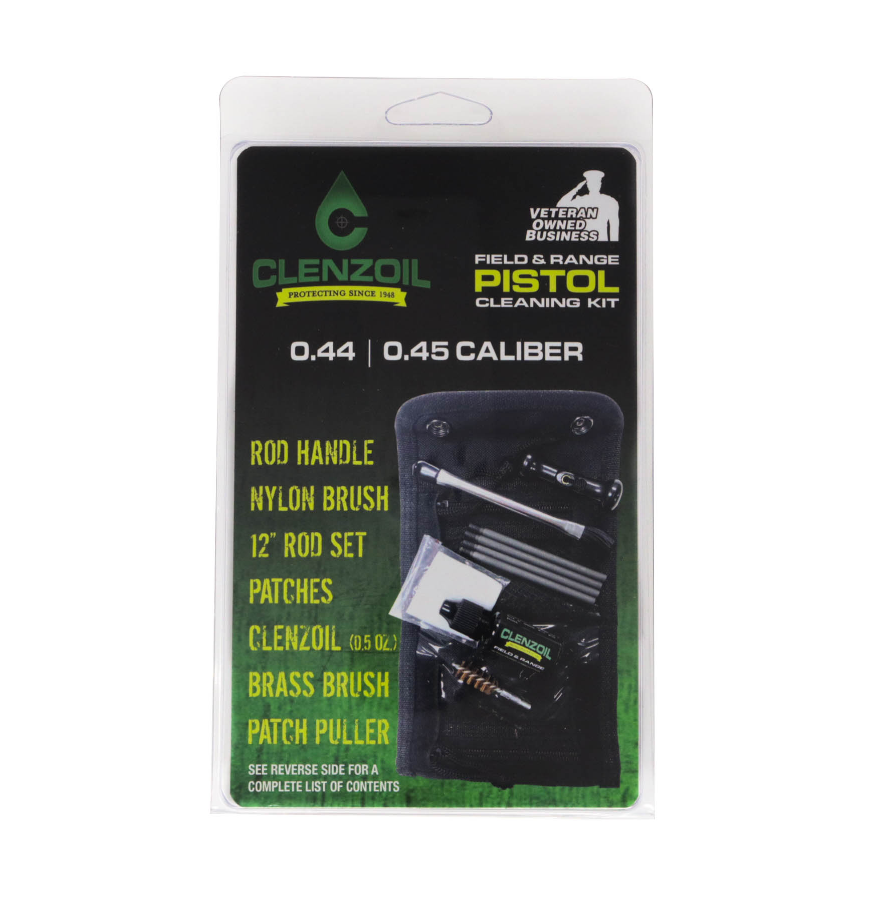 Clenzoil F&R Pistol Kit - 44/45 Caliber