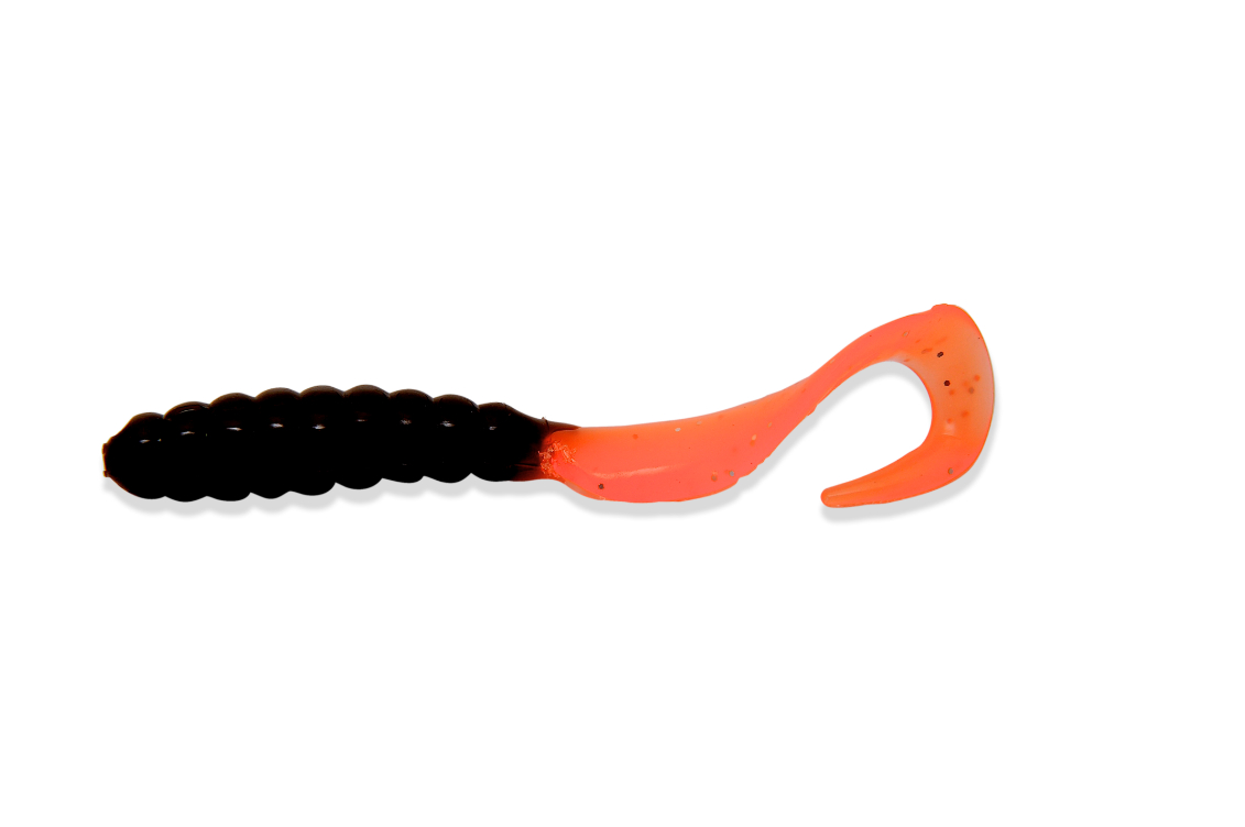 Mister Twister 4" Twister Tail Multi-Colour 10/Pk-Brown/Orange Tail