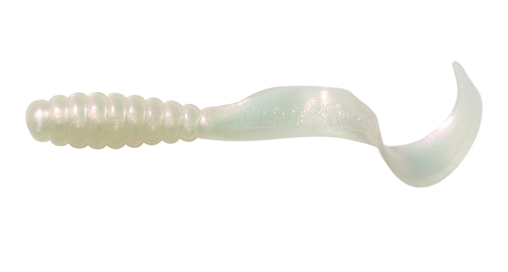 Mister Twister 3" Meeny Curly Tail 25/Pk-Pearl