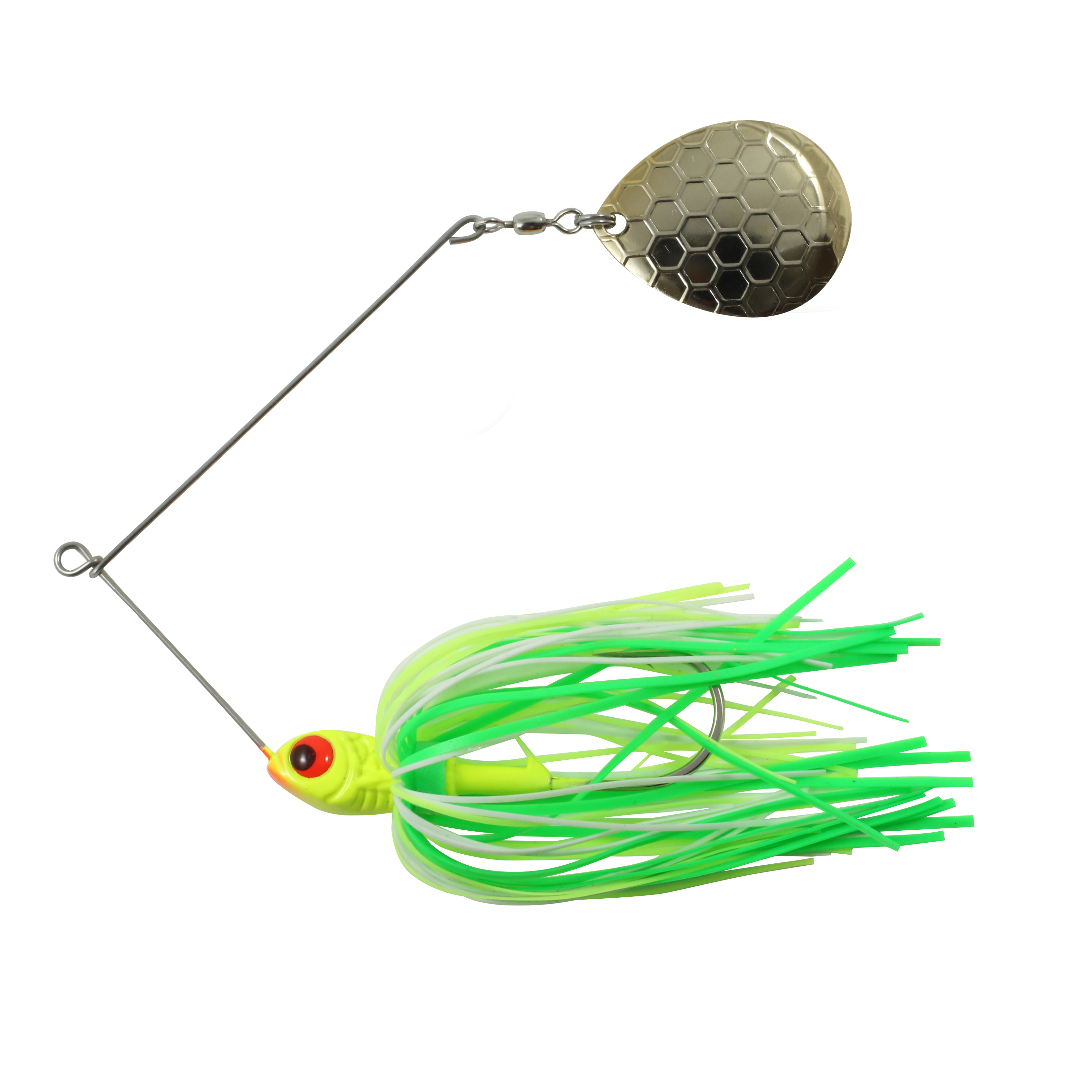 Northland Reed-Runner Single Spin, 4", 3/8 oz, #4/0 Hk, 1/Pk, Sunfish