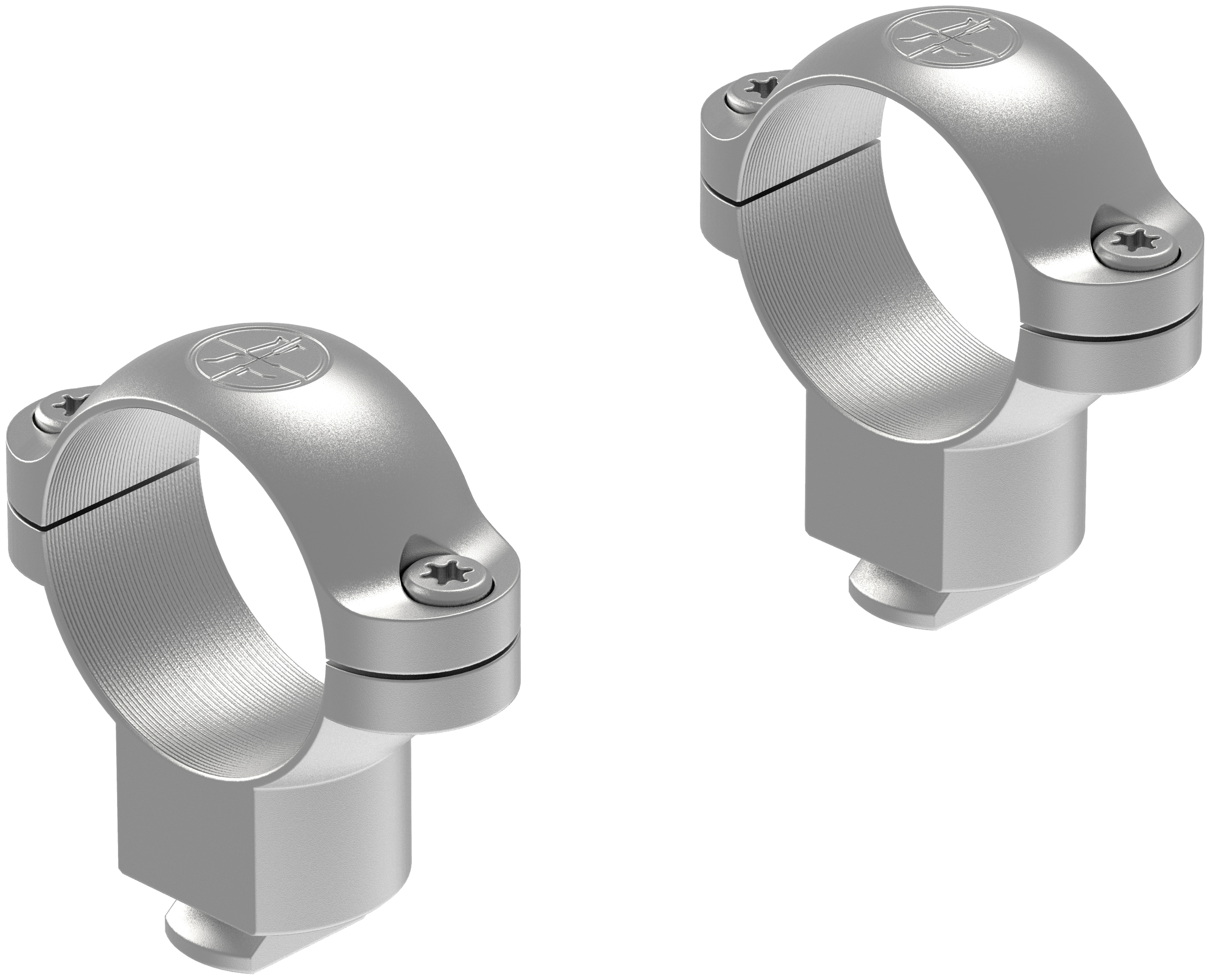 Leupold Dual Dovetail Rings 1" High Silver