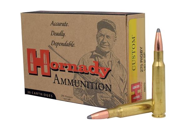 Hornady Ammo 275 Rigby 140 Gr SP InterLock