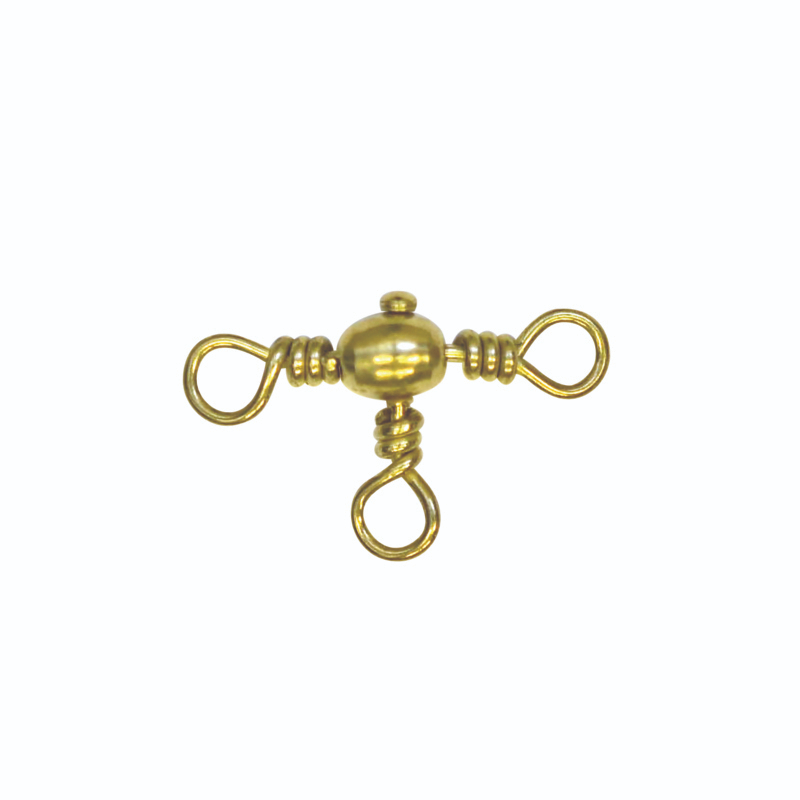 Eagle Claw Crossline Swivel, #12, Brass