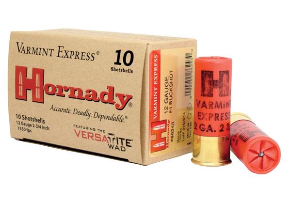 Hornady Ammo 12 Ga #4 Buckshot Varmint Express