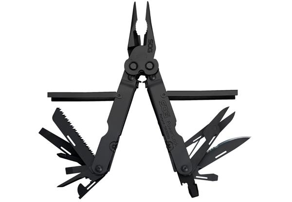 SOG PowerLock with Scissors & Nylon Sheath Multi-Tool - Black Oxide