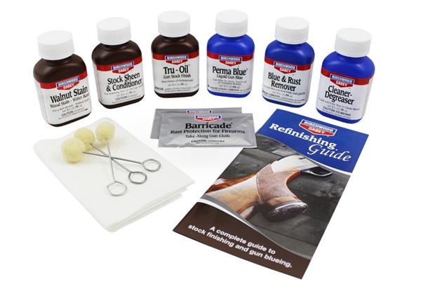 Birchwood Casey Deluxe Perma Blue Liquid Gun/Tru-Oil Stock Finish Kit