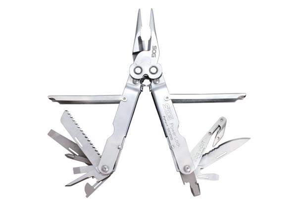 SOG PowerLock with V-Cutter & Nylon Sheath Multi-Tool - Satin
