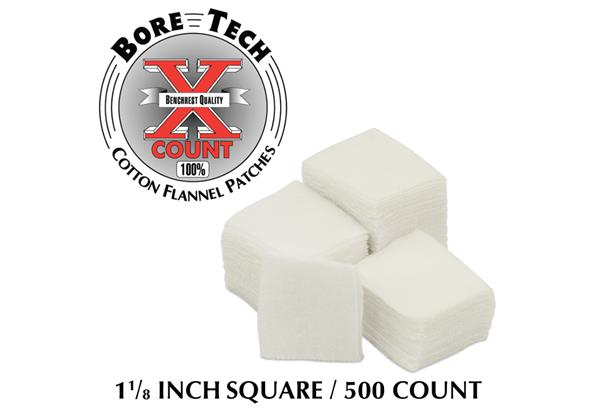Bore Tech Patch 1 1/8" Square -500/Bag