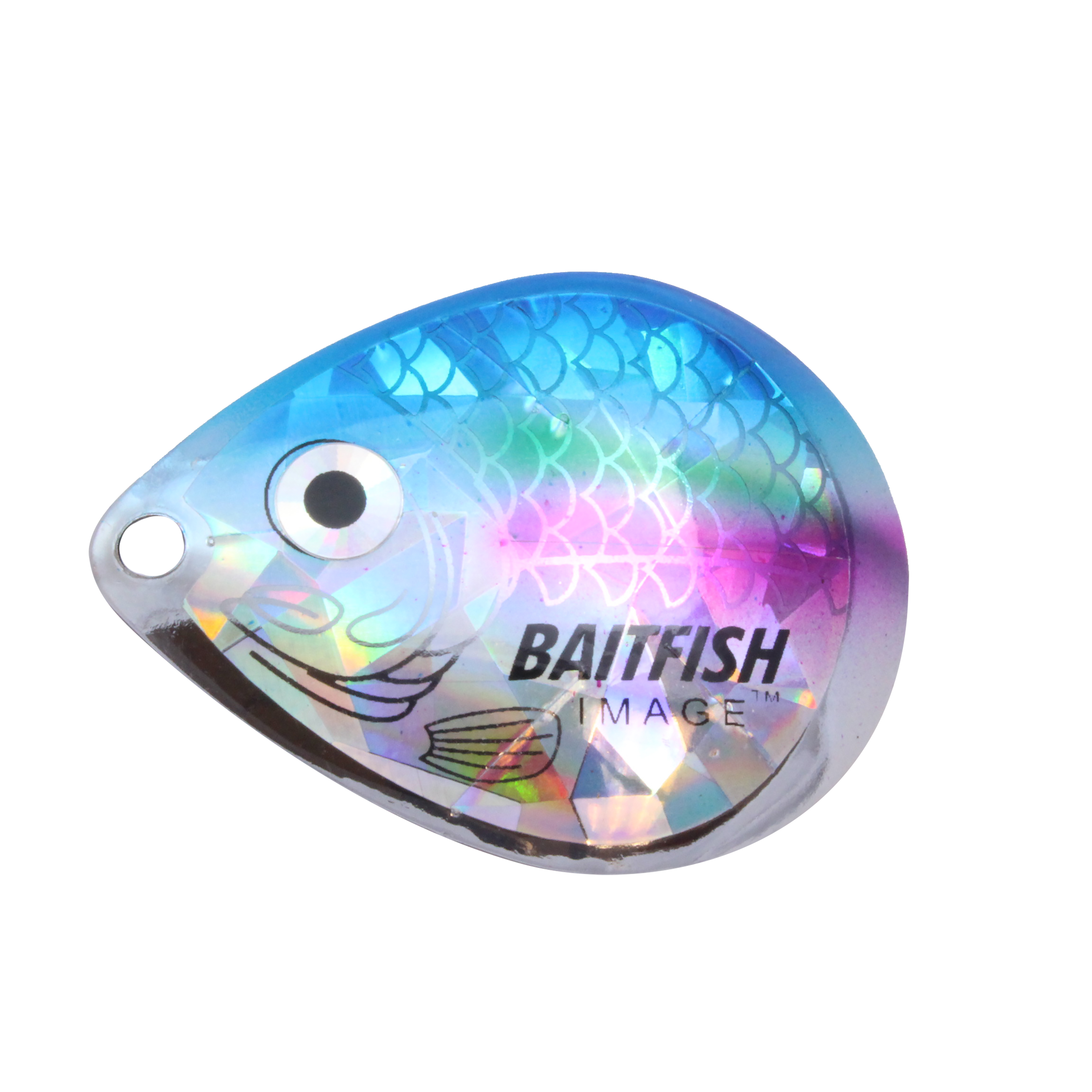 Northland Baitfish-Image Colorado Blades, 1.25", 3/Pk, Rainbow