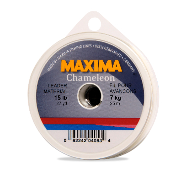 Maxima Mono Leader Wheel Chameleon 15lb 27yd