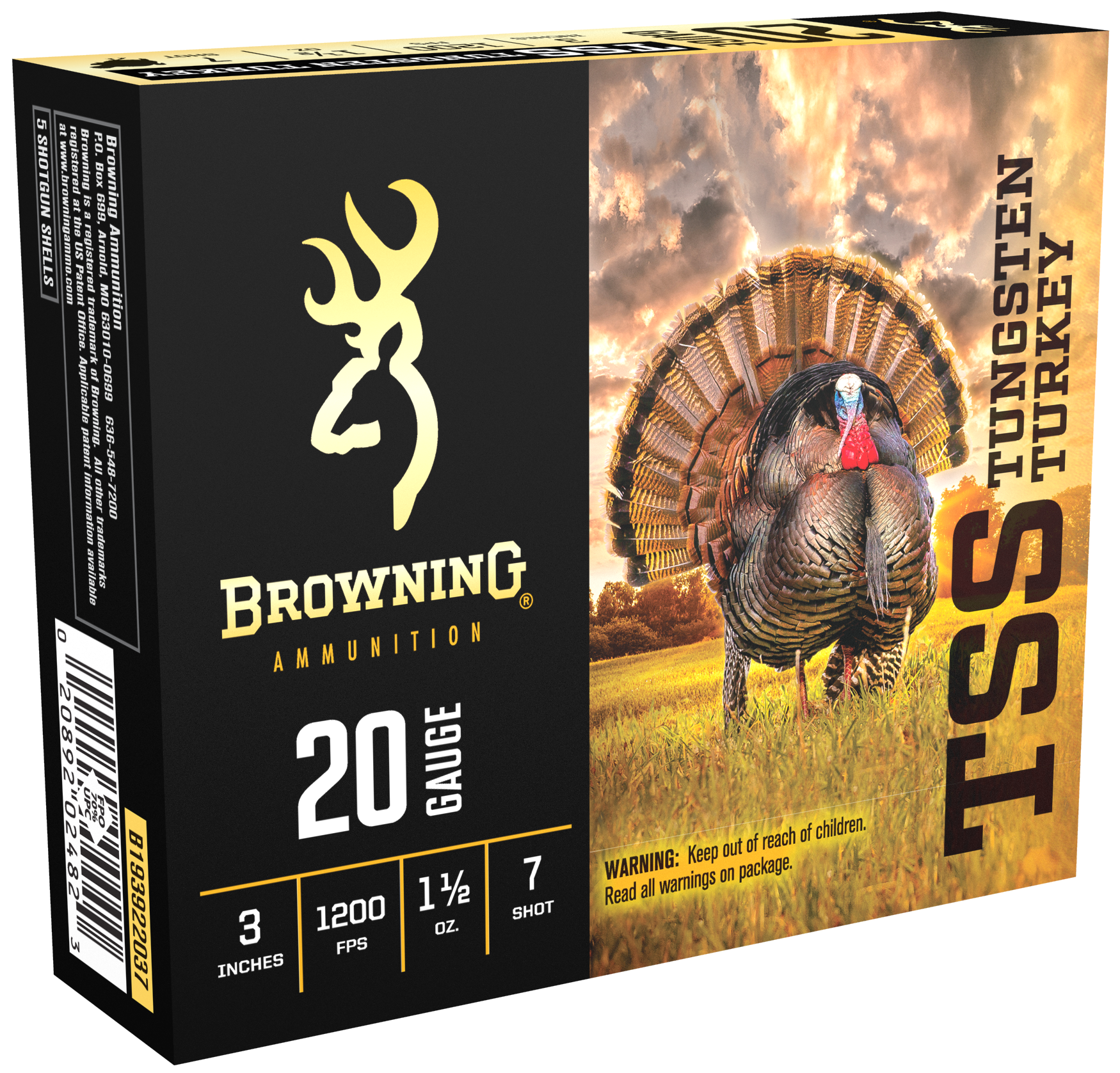 Browning Shotshells 20 Ga 3" #7 TSS 1-1/2 oz