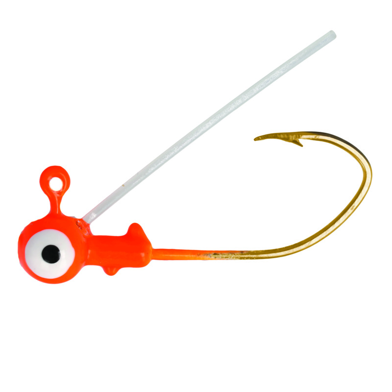 Eagle Claw Pro-V Weedless Jig, 1/8oz, Orange