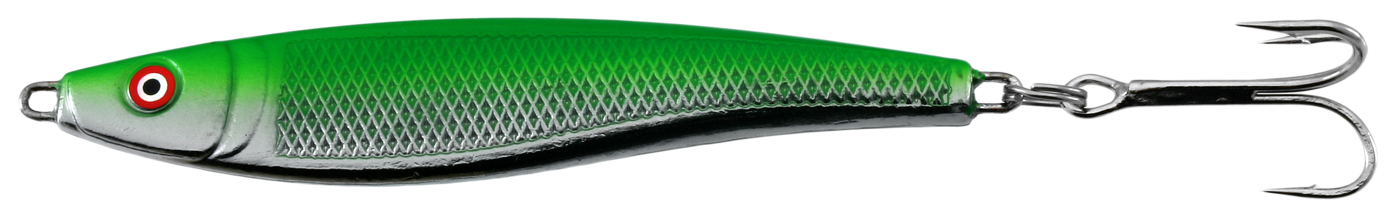 Delta Jumbo Anchovy Jig, 10 oz, Nickel Green