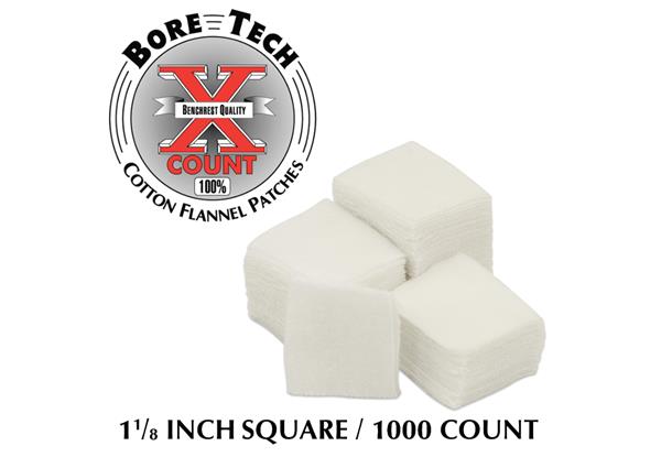 Bore Tech Patch 1 1/8" Square -1000/Bag