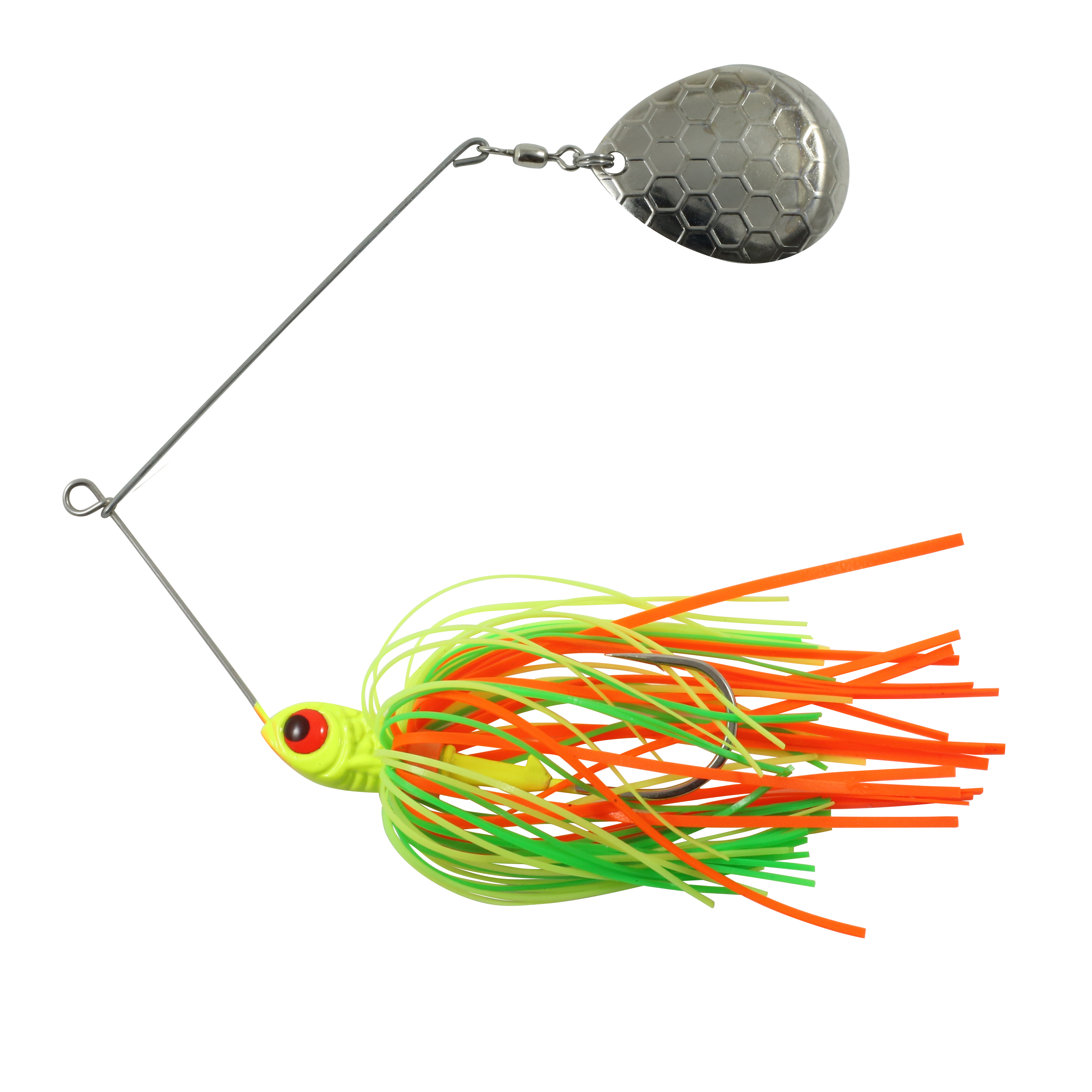 Northland Reed-Runner Single Spin, 4", 1/4 oz, #3/0 Hk, 1/Pk, Firetiger