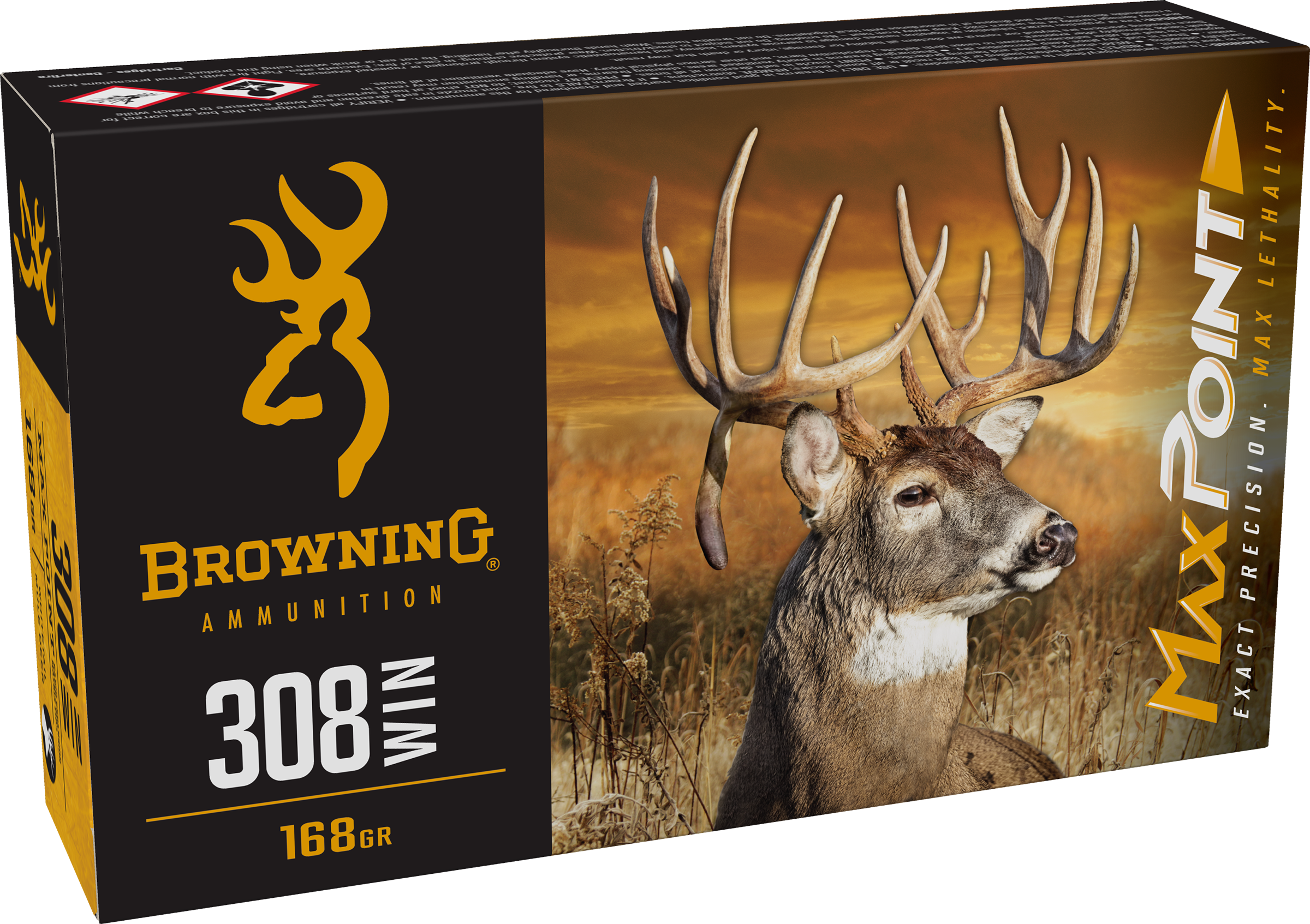 Browning Ammo 308 Win MaxPoint Deer 168 Gr