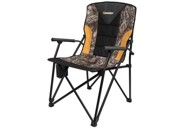 ALLEN PADDED ARM CHAIR, REALTREE EDGE CAMO