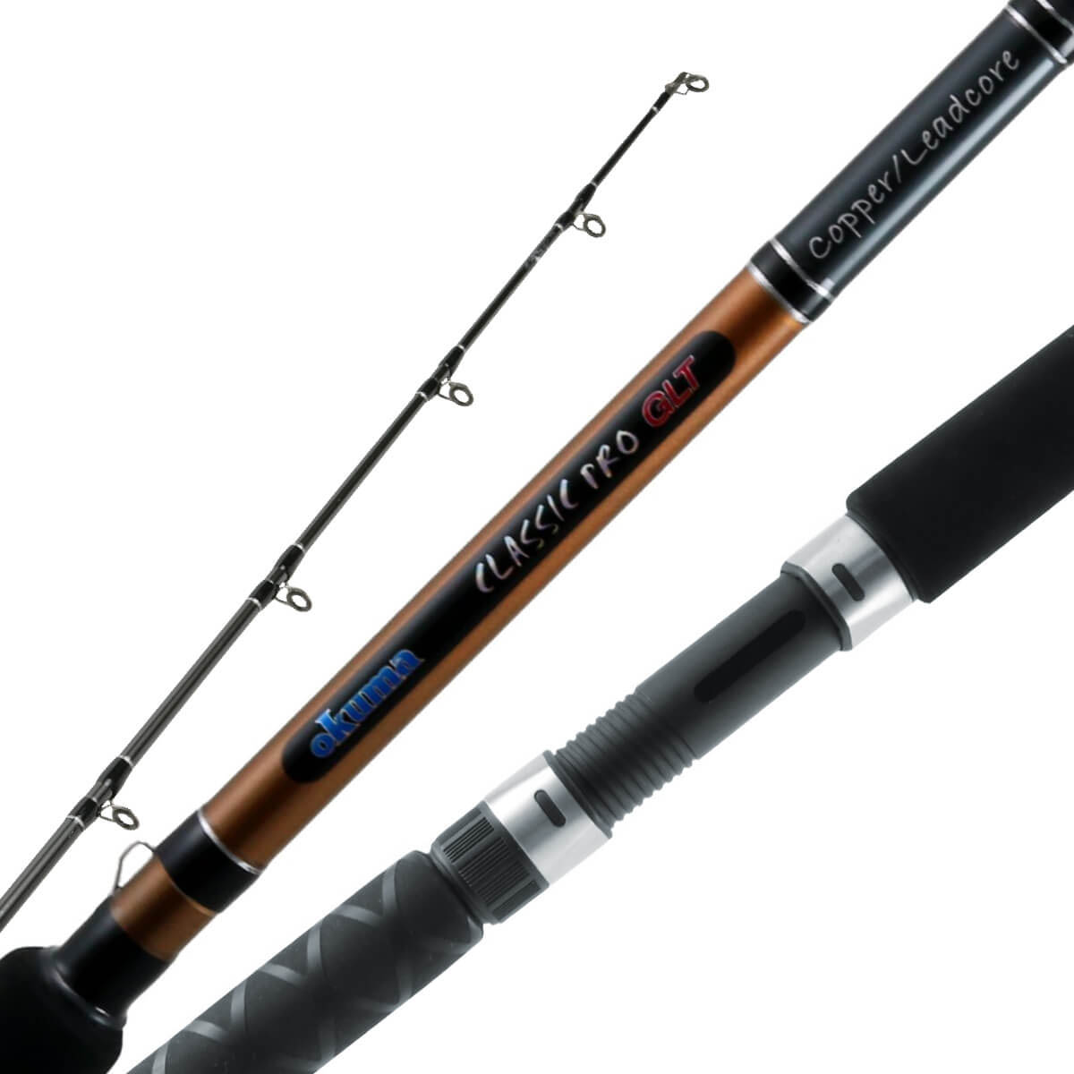 Okuma Classic Pro GLT 8'6" 2pc Medium Copper/Leadcore Trolling Rod