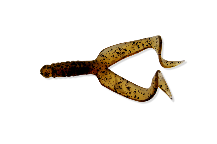 Mister Twister 4" Double Tail 10/Pk-Pumpkin Pepper
