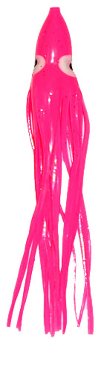 Yamashita Squid 4.5" Rigged-40 lb Test, 015-Pink