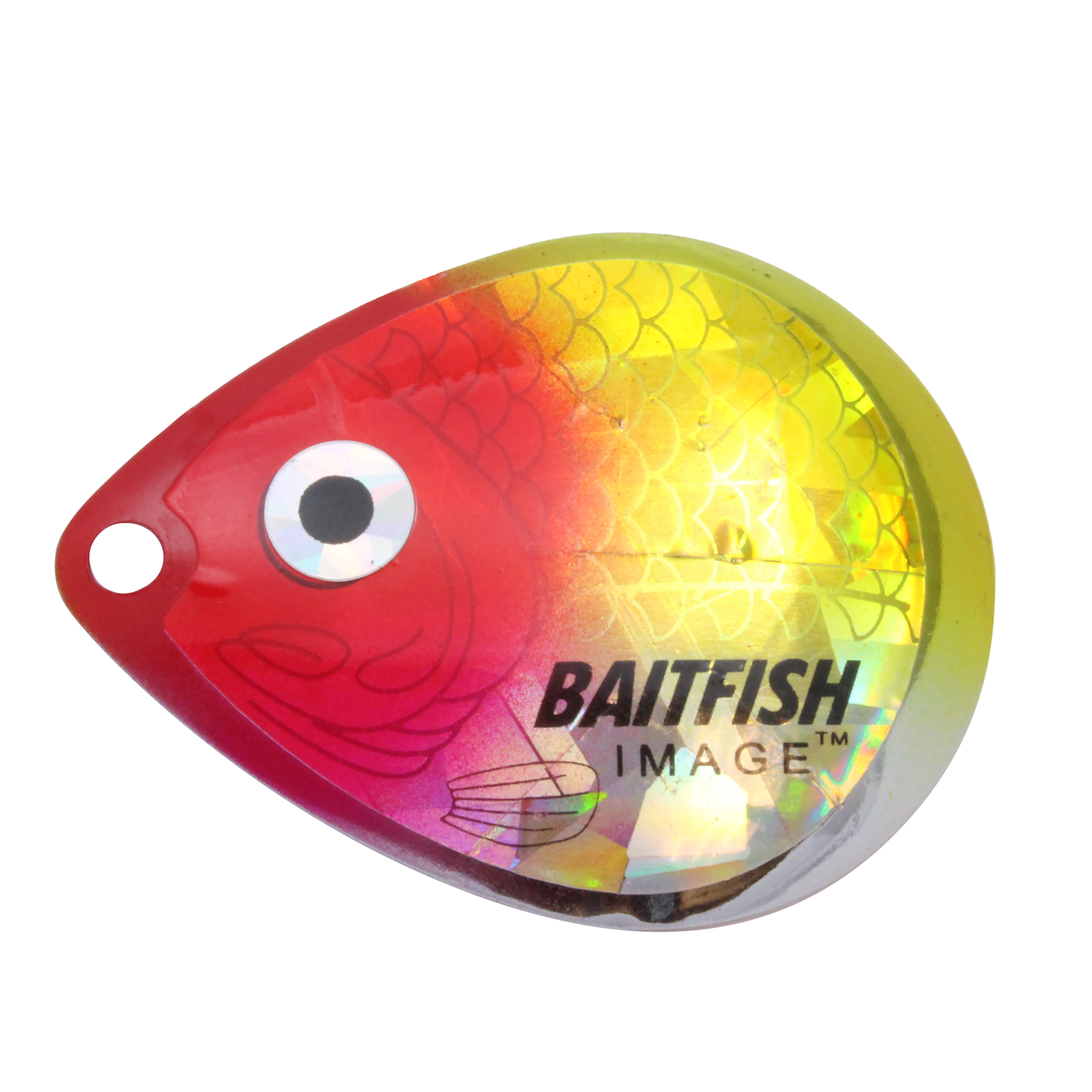 Northland Baitfish-Image Colorado Blades, 1.25", 3/Pk, Clown