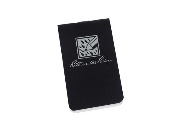 RITR On-The-Go-Notebooks, Black, 6 Pack