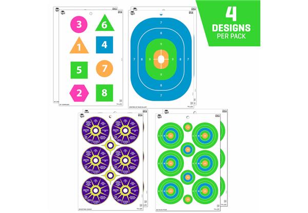 Allen EZ-Aim Fun Paper 12" x 18" Fun Group Target Assortment
