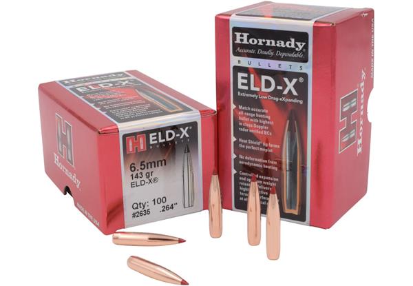 Hornady Bullet 6.5mm .264 143 Gr ELD-X