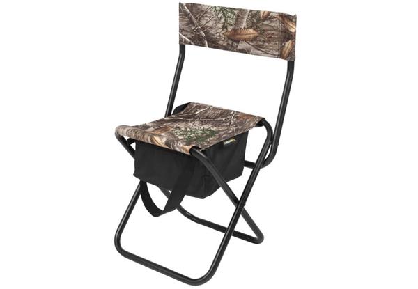 Vanish by Allen Foldable Seat with Backrest, Realtree Edge Camo