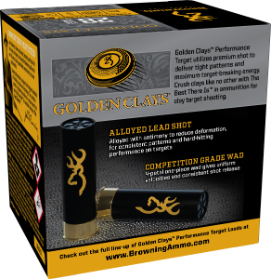 Browning Shotshells 28 Ga 2-3/4" #7.5 Golden Clays 3/4 oz