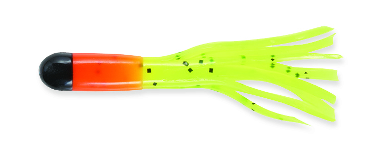 Mister Twister 1 1/2" Tri-Color Mini Tube 12/Pk-Black/Orange/Chartreuse Pepper