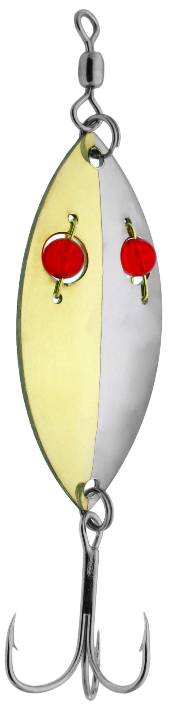 Gibbs Wiggler Ruby Eye Spoon, 3", Nickel Brass
