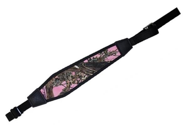 GrovTec Padded Nylon Sling with Swivels 48" x 1" TrueTimber Pink