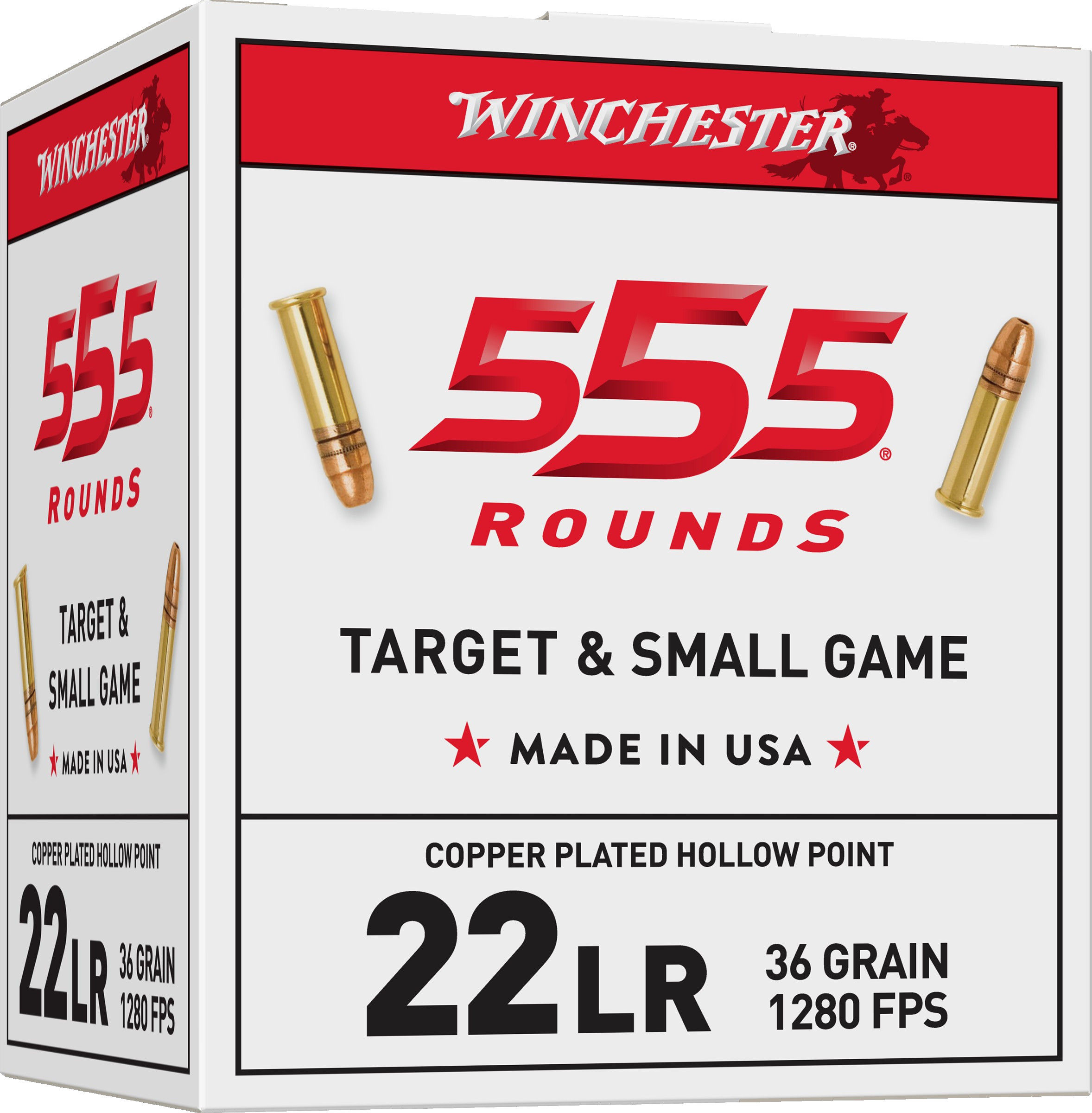 Winchester Bullets 22 LR 555 HP CP 36 Gr
