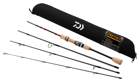 Daiwa Presso 6' 4pc Ultralite Series, Pack Spinning Rod, Fast, 1-6 lb