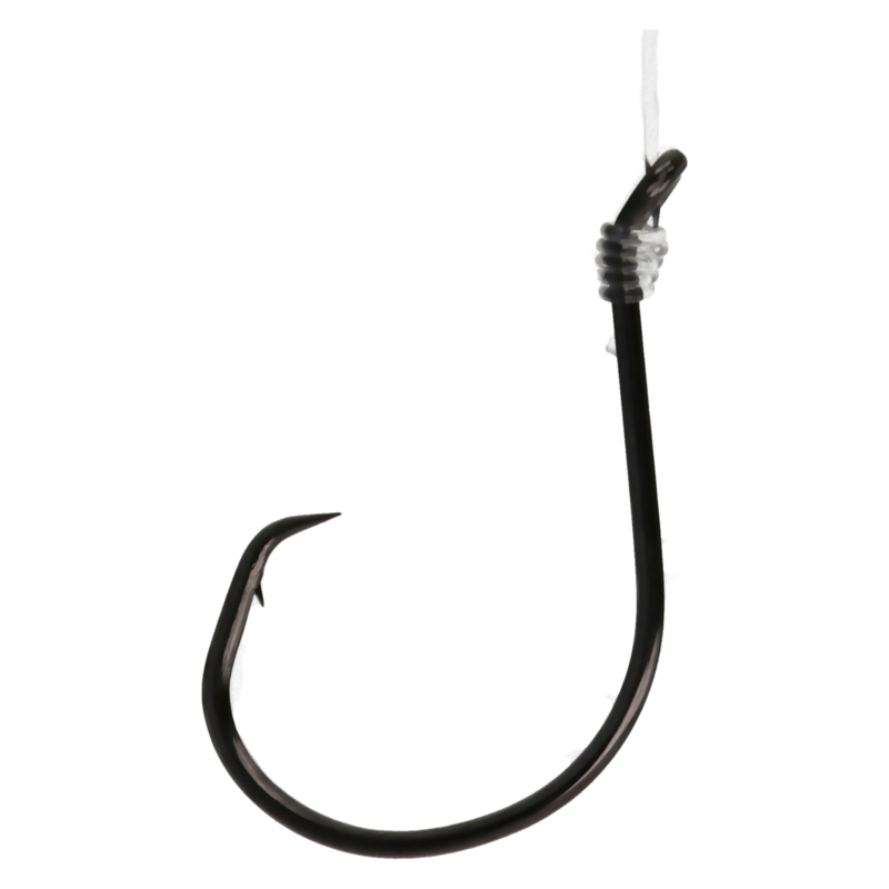 Eagle Claw Cat Claw Octopus Circle Snelled Hook, #6/0