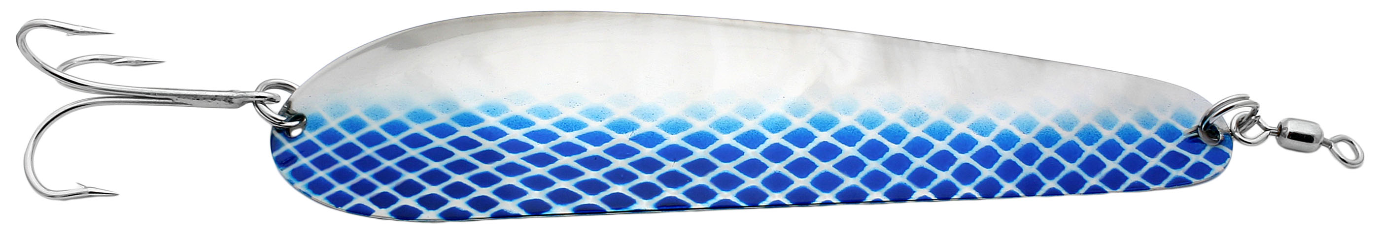Gibbs Canoe Spoon, #1, 7"x 1 3/4", 2 oz, Blue Scale