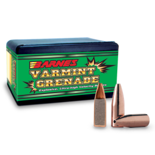 Barnes Bullet 20 Cal Varmint Grenade FB 26 Gr - 100 Rounds
