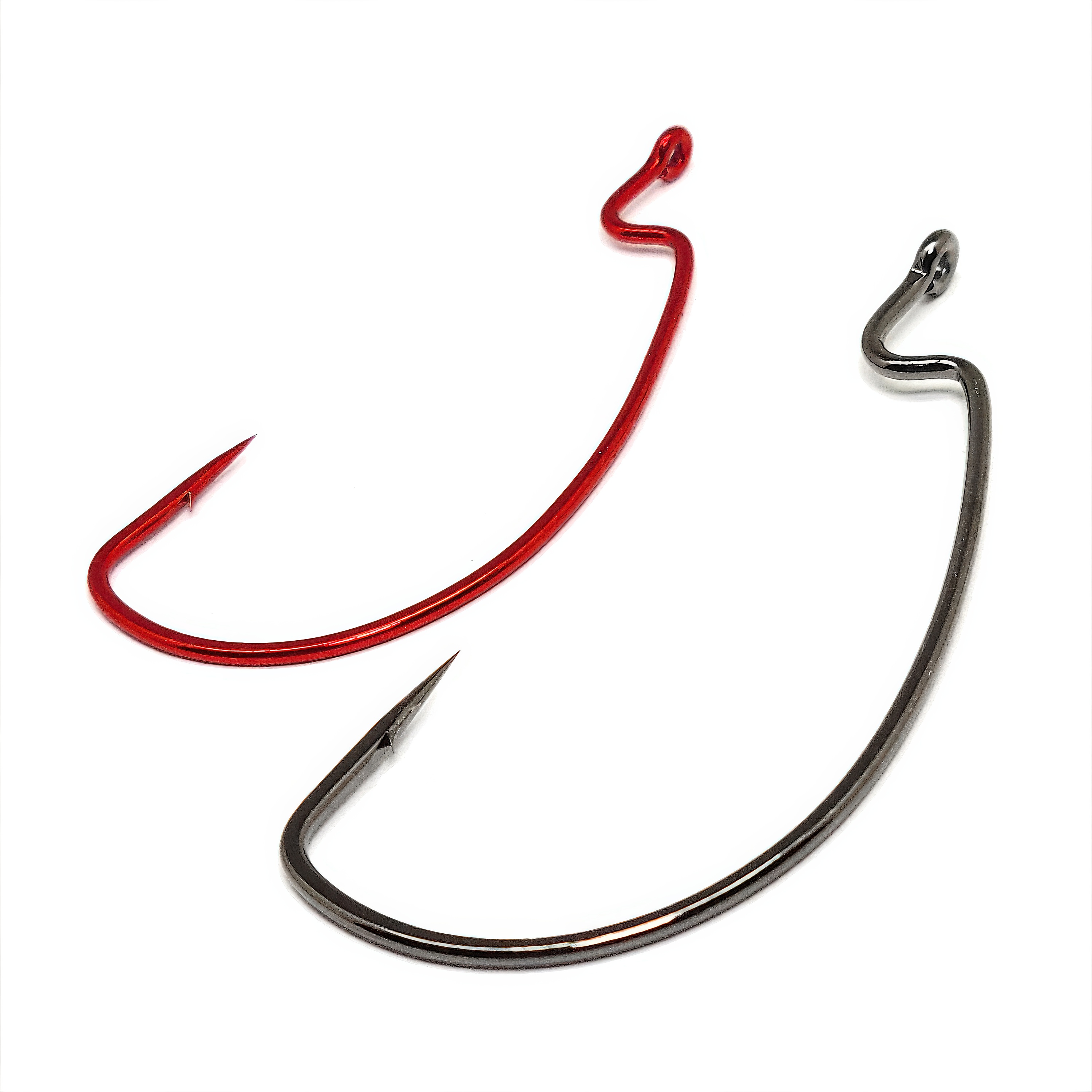 Gamakatsu Worm, Extra Wide Gap Hook, #2, Red