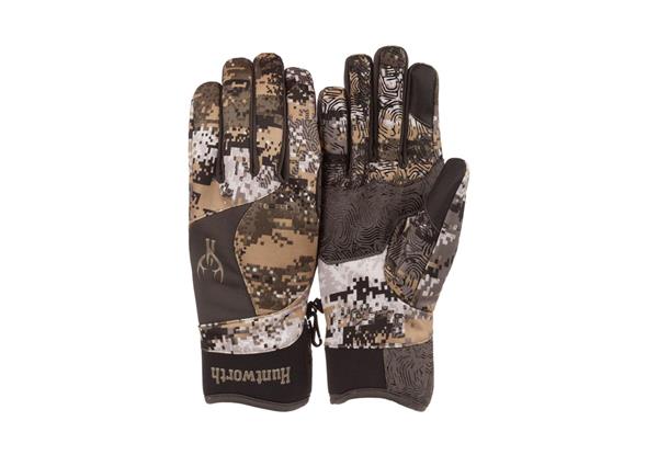 Huntworth Men's Mid Weight Plush Fleece Lined Hunting Glove Medium