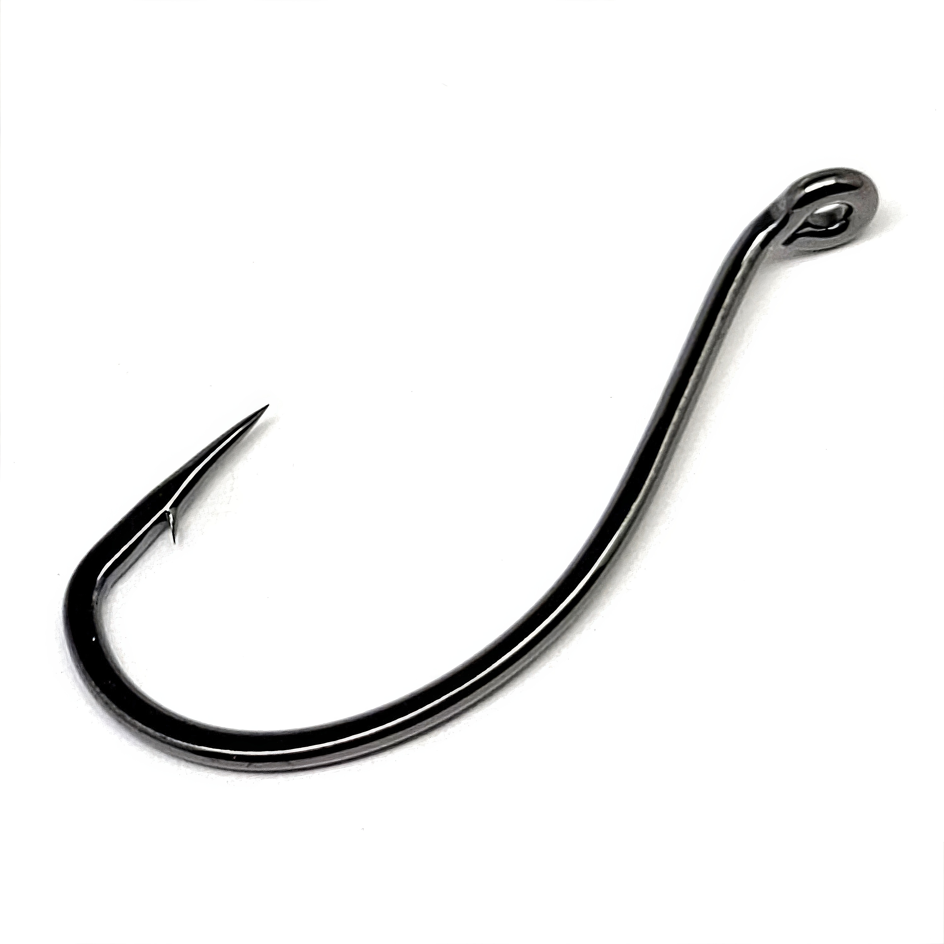 Gamakatsu Walleye Wide Gap Hook, #4, 25/Pk, NS Black