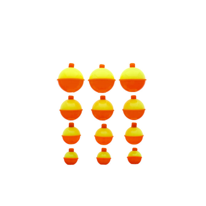 Eagle Claw Snap-On Float, Orange/Yellow Assorted Sizes