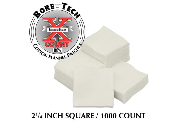 Bore Tech Patch 2 1/4" Square - 1000/Bag