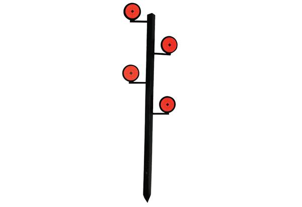 Birchwood Casey World Of Targets Rimfire Dueling Tree Target with 4 - 3.5" Target Paddles