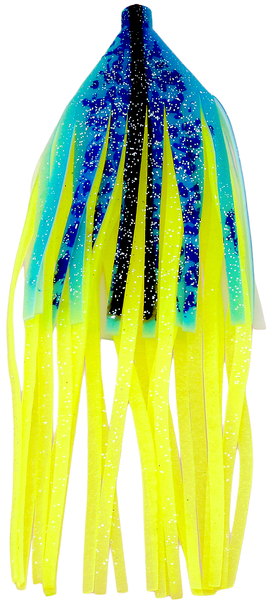 Delta Giant 8" Skirt Body, 2/Pk, Blue Scale Glow