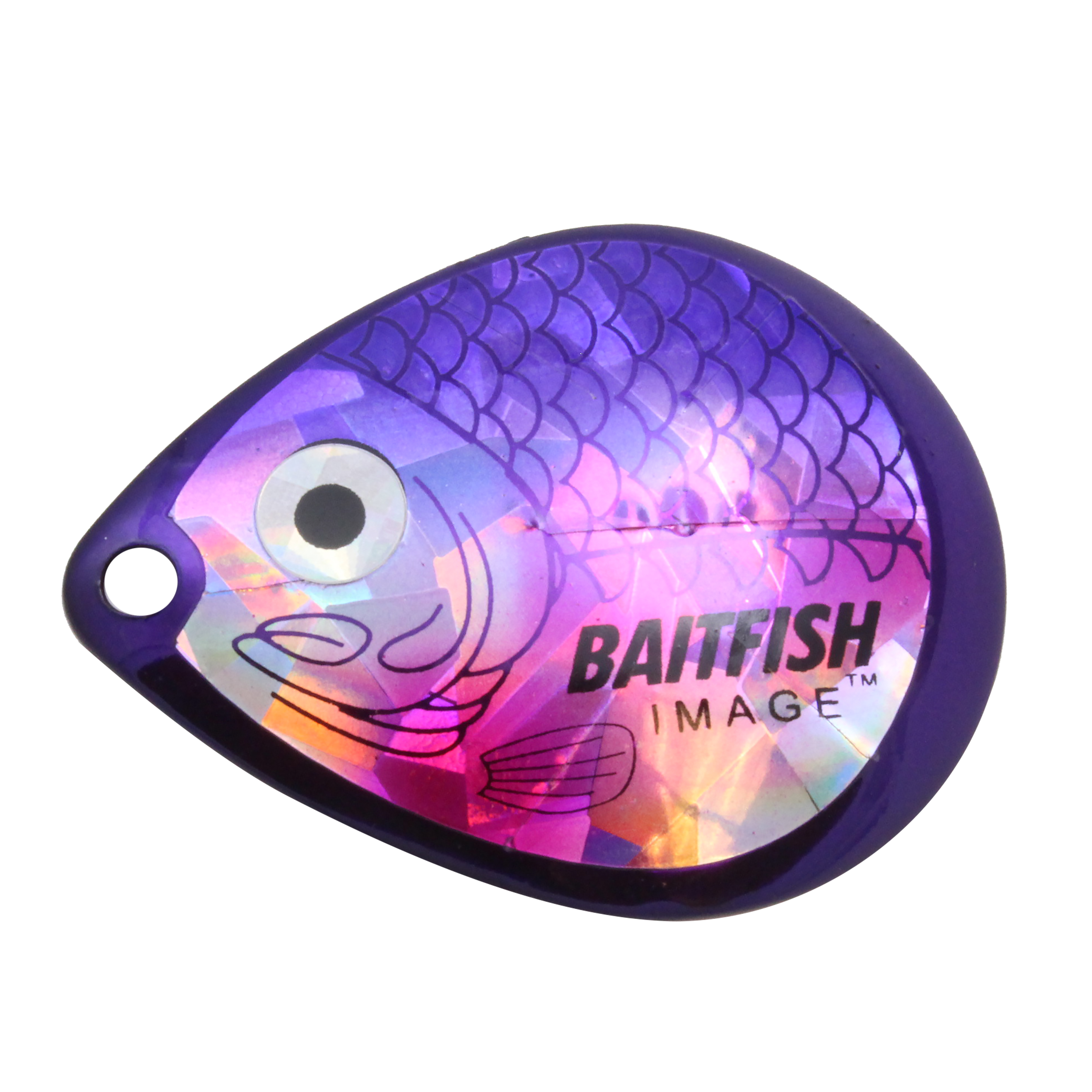Northland Baitfish-Image Colorado Blades, 1.25", 3/Pk, Cisco Purple