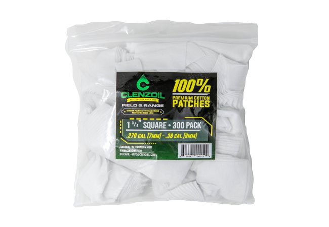Clenzoil F&R Cotton Patches - 1-3/4" Square - 300 Count