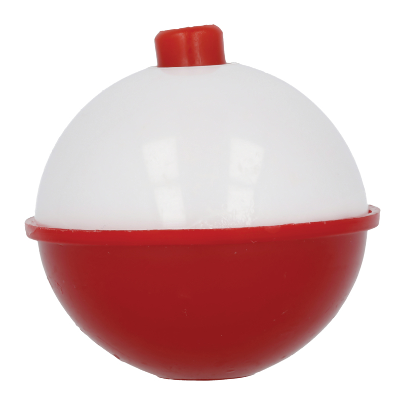 Eagle Claw Snap-On Round Float, 1-1/4", Red/White