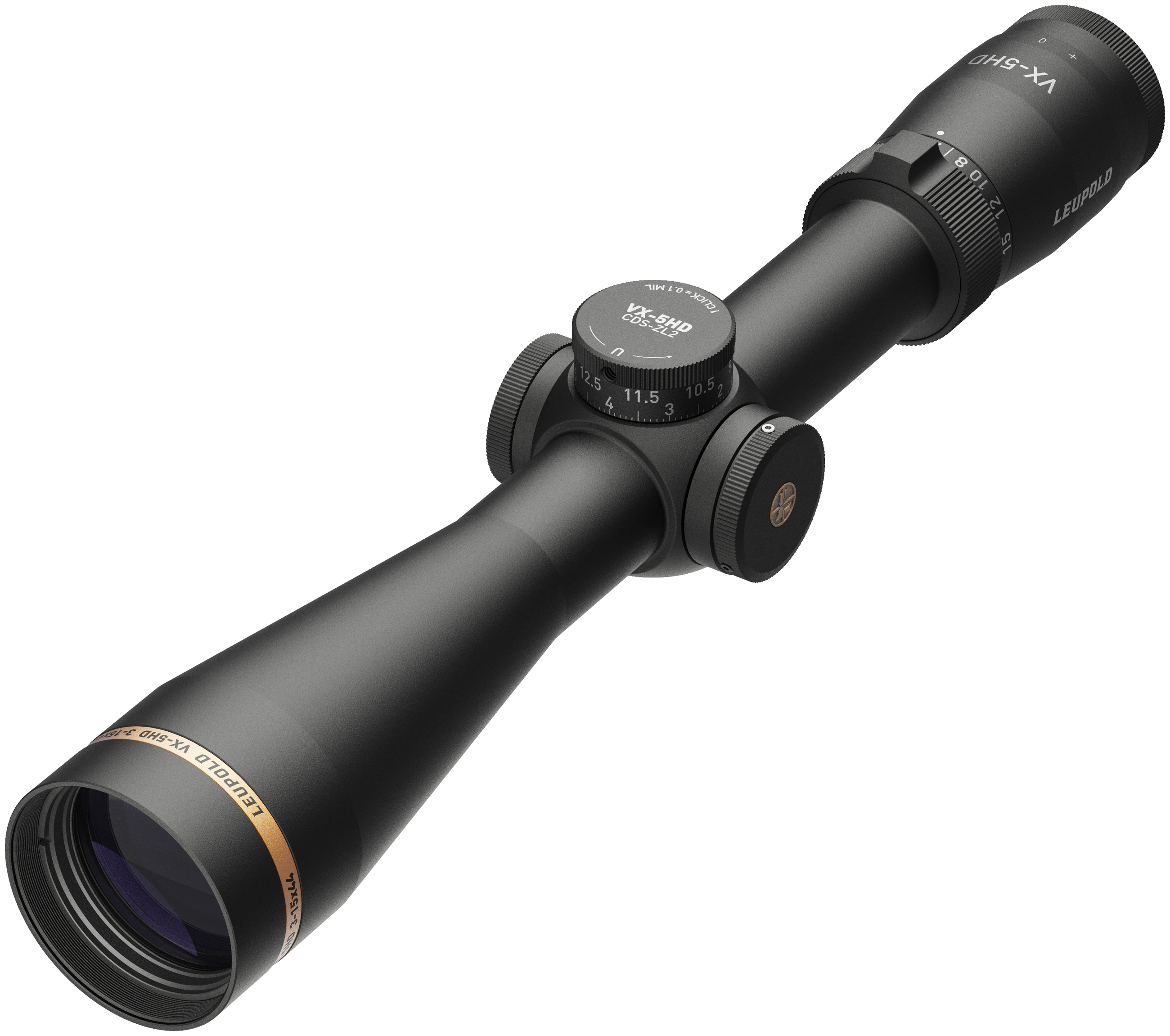 Leupold VX-5HD 3-15x44 Mil CDS-ZL2 Side Focus HTMR Riflescope