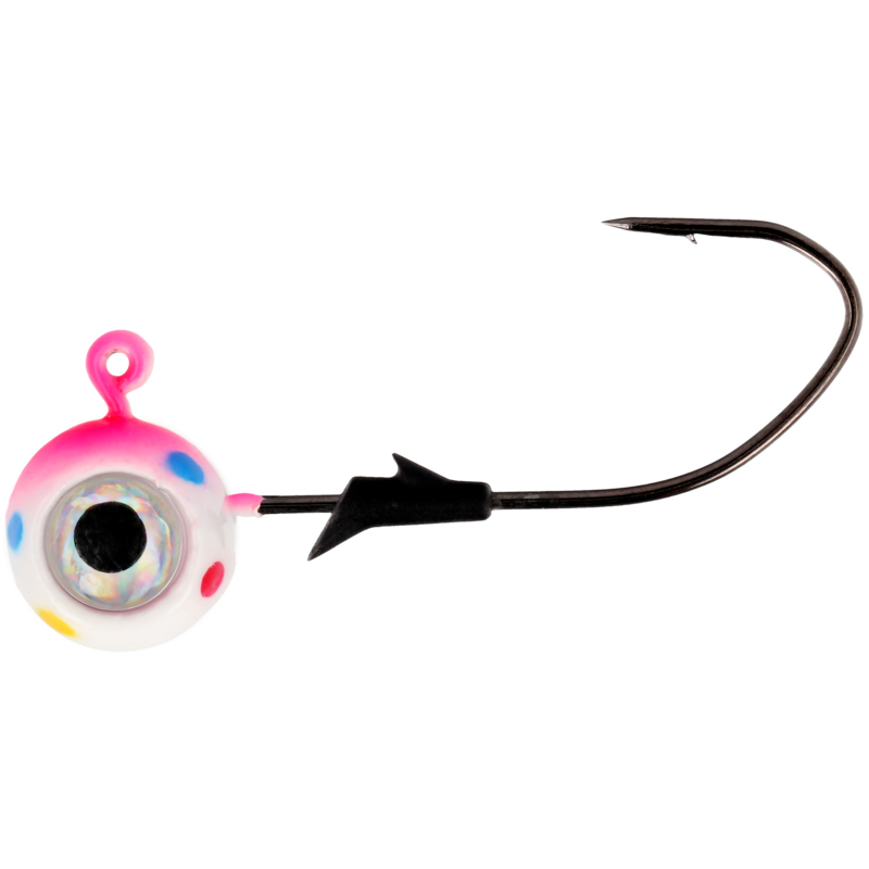 Lazer Sharp Pro-V Eagle Eye Jig-3/8oz, Pink Wonder Bread Glow